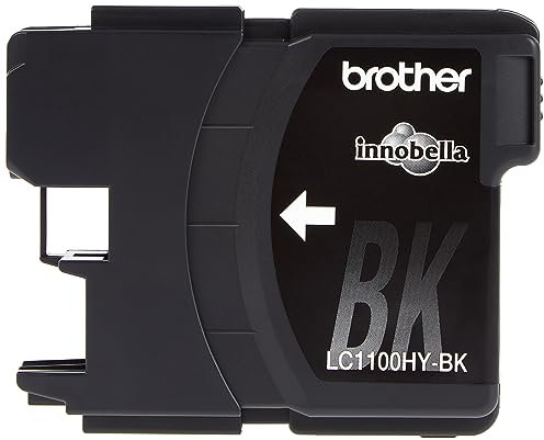 Brother Original Jumbo-Tintenpatrone LC-1100HYBK schwarz (für Brother DCP-6690CW, MFC-5890CN, MFC-5895CW, MFC-6490CW, MFC-6890CDW) XXL