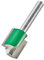 Trend CraftPro Straight Two Flute Router Cutter Bit, 1/4 Inch Shank, 9.5mm Cut Diameter & 19.1mm Cut Length, Tungsten Carbide Tipped, C027X1/4TC