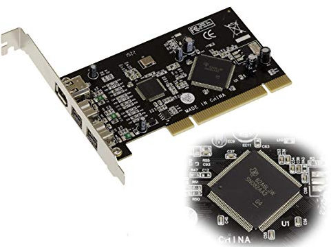 KALEA-INFORMATIQUE Carte contrôleur PCI Firewire 800 et 400 IEEE1394A et IEEE1394B sur Port PCI 2+1 Sorties avec Chipset TI SN082AA2