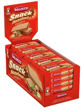 Balocco Snack Wafers Hazelnut (30x45g)