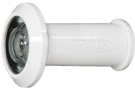 ABUS 2203W B/DF 26094 Türspion, mit 3 Verlängerungen, Weiß