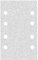 MioTools Shark Klett-Schleifblätter, 133 x 80 mm, 8-Loch, f. Schwingschleifer, Normalkorund (50 Stk.) K80