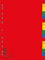 DONAU 7726095PL-99 A-Z Kunststoff-Register Öko PP DIN-A4 230x297mm 16-teilig / Plastikregister Ringbuchregister Trennblätter/ 11-fach gelocht/ für die Ordner-Organisation im Büro/
