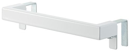 Yamazaki 2853 TOWER Towel Hanger, white, Steel, 19 x 6~7 x 4 cm