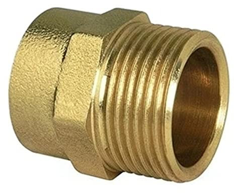 Kupfer Fitting Löt Übergangsnippel AG (22x1/2)