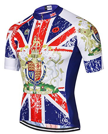 Bike Jersey Mens Cycling Jerseys Short Sleeve MTB Jersey Zip Mountain Road Clothing Bicycle Top Shirts Summer Pro Team Sports Racing Cycle Jersey for Men UK Size XXL