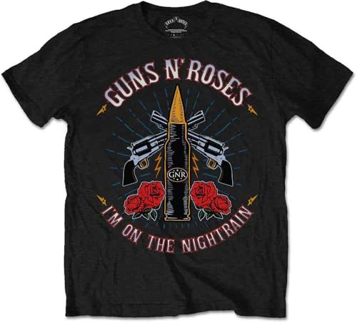 Rockoff Trade Men's Guns N' Roses Night Train T-Shirt