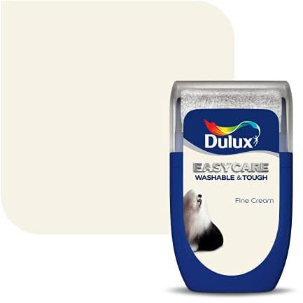 Dulux Easycare Washable and Tough Tester Paint, Fine Cream, 30 ml