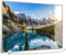 STEINFELD Heizsysteme® Glasheizung Bild Heizung Infrarotheizung mit TS11 WiFi Thermostat | Made in Germany | Motive 040 Rocky Mountains (600 Watt, silber/Alu)