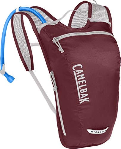 CAMELBAK Unisex-Adult Women's Hydrobak Light Trinkrucksack, Burgundy/Silver, 2.5L