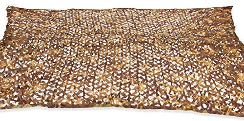 IDMarket - Voile d'ombrage rectangulaire Design ombrière Camouflage 3x4 M Treillis Taupe
