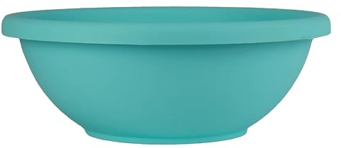 The HC Companies Pot de Fleurs en résine Plastique, Bleu Sarcelle, 45,7 cm