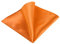 Allegra K Mouchoirs de poche pour hommes de couleur unie pour la fête de mariage Orange Taille unique