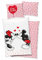 Tex idea Disney Mickey & Minnie Mouse Bettwäsche 80x80 + 135x200 cm 100% Baumwolle mit Reißverschluss, Bunt