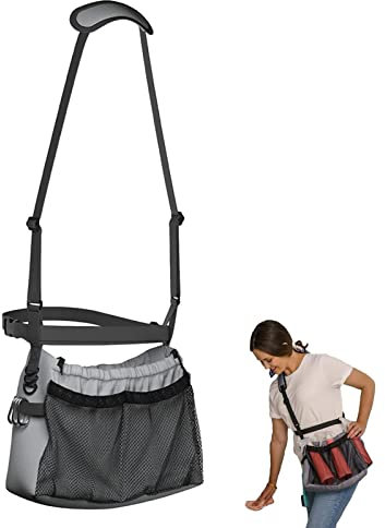 Jomewory Utility Cleaning Belt | Utility Belt Pouch | Tool Belt Bag, Garden Tool Belt for Women with Pockets, Tool Apron for Gardening, Straps