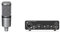 Audio-Technica AT2020 Cardioid Condenser Microphone (XLR connection) for voiceover, podcasting & Behringer U-PHORIA UMC22 Audiophile 2x2 USB Audio Interface with Midas Mic Preamplifier