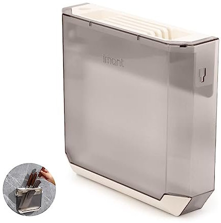 Ceppo portacoltelli senza coltello, blocco portacoltelli universale senza coltello, blocco portacoltelli montato a parete per banconi da cucina, ufficio e sala da pranzo (22,5 x 21 x 5,5 cm)