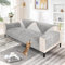 TOPCHANCES Sofa Überzug,Chenille Sofabezug 1/2/3/4 Sitzer Couch Überzug L Form Universelle rutschfeste Eckcouch Waschbar Sofabezug Hund Katze Kratzschut(grau,70x70cm 1pcs)