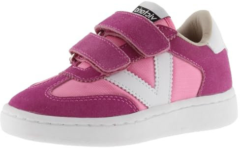 victoria Low-Top Unisex Millas Nylon & Passende Spaltlederteile & Klettverschlüsse 1118105 für Kinder Fucsia 31