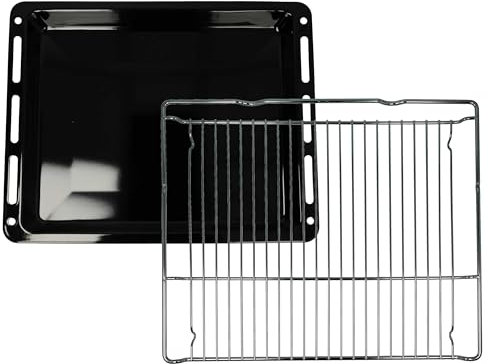 vhbwx Backblech, Gitterrost (2-tlg. Set) Ersatz für Neff Z12CB10A0, 577170 für Backöfen - 45,5 x 36 x 4 cm