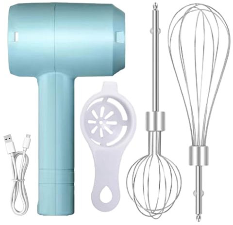 Batidora de huevos eléctrica, batidora de mano eléctrica,Batidora de mano para alimentos | Batidora eléctrica ligera y personal, potente batidora eléctrica de mano para cocina, batidora compacta, lige