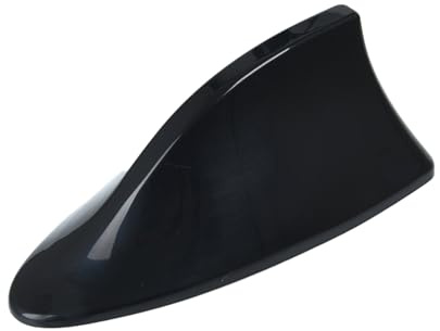 Antenne Voiture Requin, Aileron Voiture, Décoration D'antenne de Toit D'aileron, pour La Plupart des Voitures, Améliorer Le Signal (Noir)