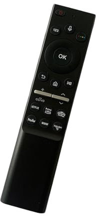 Cortnn 1pc télécommande vocale Universelle for Samsung 2021 Smart TV UE43AU7100U UE43AU7172 UE43AU7500U UE50AU7100U UE55AU7172 UE85AU7102