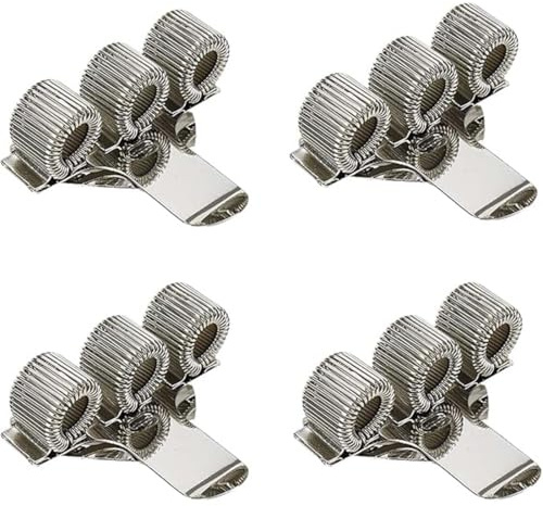 4 Stück Stifthalter Clips, Dreilöcher-Stifthalter aus Metall, Metall-Stifthalter mit 3 Löchern und Taschen-Clip für Ärzte, Krankenschwestern, Notizbuch, Uniform stiftehalter krankenschwester tasche