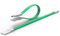 ULTRICS Micro USB Cable 22 cm, Magnetic Foldable USB to Micro USB Charging Cable Android Charger Cable Data Sync Lead Compatible with Galaxy S7/S6 Edge Sony HTC LG Moto Tablets PS4 (Green, 1-Pack)