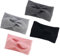 4 Stück Stirnband Baumwolle für Damen Mädchen,Haarband Damen Stirnband,Verdreht Stirnband Frauen,Haarband Breit,Elastische Stirnbänder Haarbänder,Haarband Knoten für Yoga,Laufen,Training,Fitness