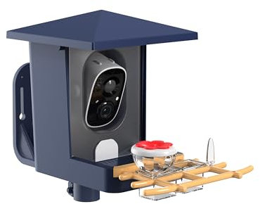 Bird Feeder with Camera with AI Identify Bird Species Solar Panel