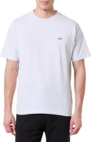 Vans Men's Left Chest Ss T-Shirt, Light Grey Heather, S