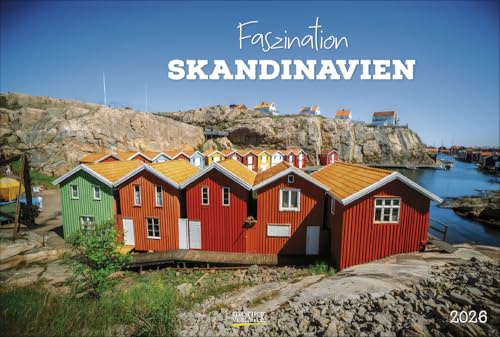 Faszination Skandinavien - Kalender 2026 - Korsch-Verlag - Panorama-Format - Fotokalender - Fotokunst - 58 cm x 39 cm