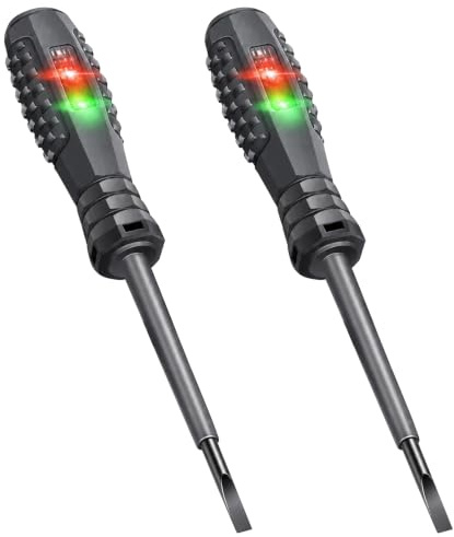 2PCS Electrical Screwdriver, Voltage Tester Screwdriver, Electrical Tester Screwdriver, Terminal Screwdriver, Professional Electrical Tools, Home Maintenance, Industrial Installation