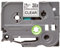 Brother P-touch TZe-S141 TZe-S141, laminiertes Klebeband, 1,8 cm, Schwarz auf Transparent, extra stark, 8 m