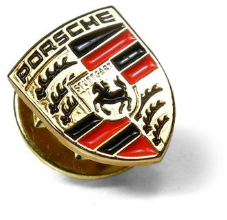 Porsche Wappen Logo Metall Badge, Porsche Artikel