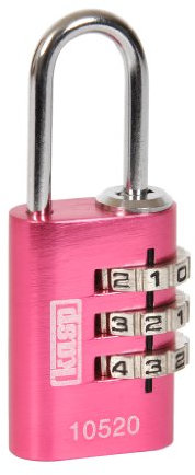 Kasp K10520PIND Zahlenschloss, Aluminium, 20 mm, rosa