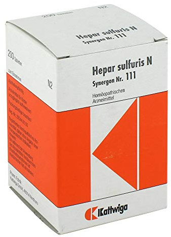 SYNERGON KOMPLEX 111 Hepar sulfuris N Tabletten 200 St
