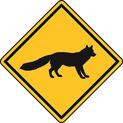 U24 Aufkleber Vorsicht Fuchs Autoaufkleber Sticker