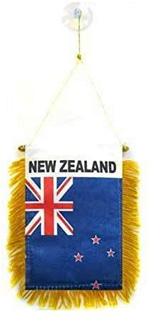 AZ FLAG - Wimpel Neuseeland - 15x10 cm - Neuseeländische Mini Flagge 10 x 15 Cm - Auto Pennant Spezielle Auto