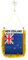 AZ FLAG - Wimpel Neuseeland - 15x10 cm - Neuseeländische Mini Flagge 10 x 15 Cm - Auto Pennant Spezielle Auto