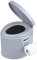 WC portátil para camping; con cubo extraíble, asiento y tapa, 7 l