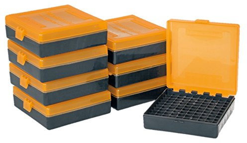 Smartreloader Scatola per Munizioni 1a per 9x21, 9x19, .380ACP (100 Colpi) - Pack Risparmio da 8 Scatole