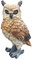 Fachhandel Plus Eule Dekofigur Gartendeko Tierfigur Kautz Uhu Greifvogel 29 x 17 x 20 cm