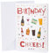 Piccadilly Greetings Traditionelle Geburtstagskarte – 17,8 x 12,7 cm, Rot | Gelb | Schwarz | Braun | Eiche