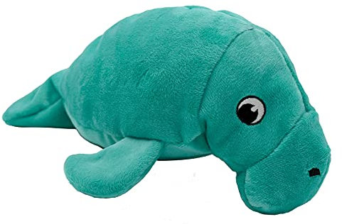 Snuggle Puppy Tender-Tuffs – Großes Seekuh Plüschtier für große Hunde – pannensicher Quietscher