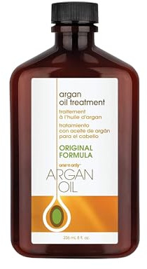 One 'N Only Argan Oil Hair Treatment - Lightweight & Hydrating Hair Oil for Natural, Wigs & Extensions - Shine Enhancing, Heat Protectant & Frizz Control (8 oz)