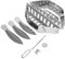 Holzkohlekorb, Briketthalter, Aschefänger und One-Touch-Reinigungssystem, Zubehör für 57,9 cm Weber-Kugelgrill, Ersatzteile für Weber-Holzkohle, Master Touch Series Grills, Edelstahl