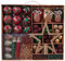 Valery Madelyn Weihnachtskugeln Kunststoff Weihnachtsschmuck Kugeln 90 Stücke 6.2CM Klassische Christbaumkugeln für Weihnahctsdeko Landstraße Rot Eukalyptus Grün und Gold