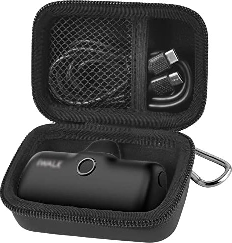 Portable Charger Power Bank Case for Swyop/for Feob/for Charmast/for JEJILL/for LanLuk/for VEGER/for iWALK/for Taegila/for Kuulaa and More Small Charging Battery Pack- Bag Only (Black)